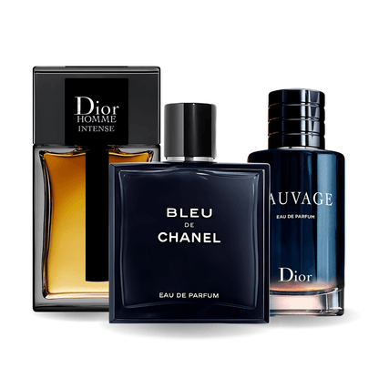 Комплект от 3 парфюма Sauvage Dior, Bleu de Chanel, Dior Homme Intense 100ml