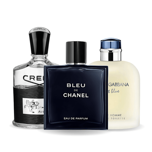 Комплект от 3 парфюмаBleu de Chanel, Creed Aventus, Light Blue Dolce Gabbana 100ml